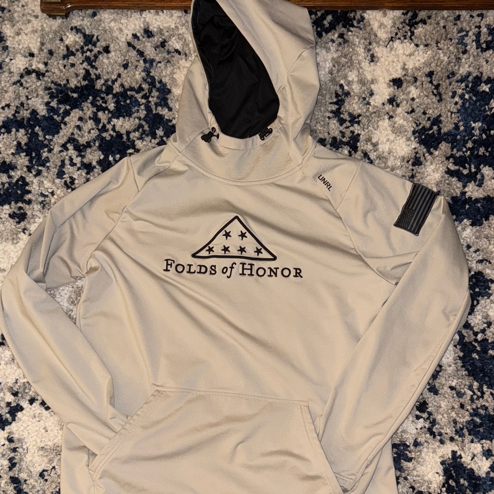 Folds of Honor Hooded Pullover Sweatshirt - Cream